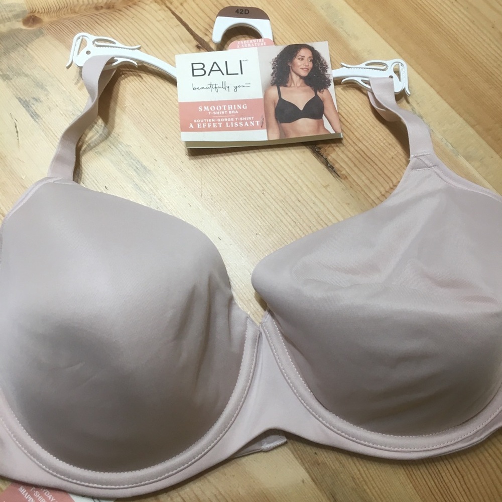 Bali Smoothly Yours Underwire T-Shirt Bra - Light Pink